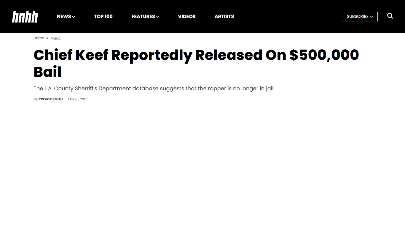 Chief Keef Reportedly Released On $500,000 Bail - HotNewHipHop